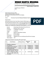 Surat Permohonan Uang Muka