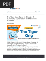 WWW Successcds Net Cce Cbse Class Xii English The Tiger King HTML