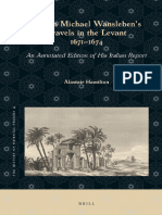 (History of Oriental Studies, 4) Hamilton Alastair - Johann Michael Wansleben's Travels in The Levant, 1671-1674-Brill (2018)