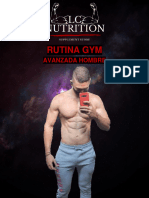 Rutina Gym Avanzada Hombre