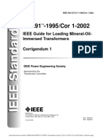 C57.91 - 1995/cor 1-2002: IEEE Guide For Loading Mineral-Oil-Immersed Transformers Corrigendum 1