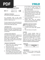 CC210-IAA Control-Instruction For Use