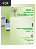 Concept Rourkela Comprehensive Development Plan Draft Town and Country Planning Organisation Ministry of Urban Development Government of India