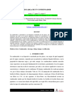 INFORME. Descarga de Un Condensador