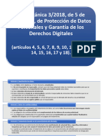 LEY PROTECCION DATOS 2018 DIAPOSITIVAS (Tema Etica)