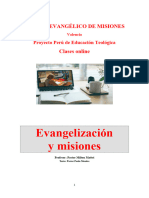 Evangelización y Misiones - Nuevo Texto