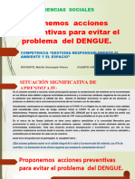 4°-CC - SS-Proponemos Acciones Preventivas para Evitar El Problema Del DENGUE.