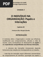 Capítulo 4 - O Indivíduo Na Organização