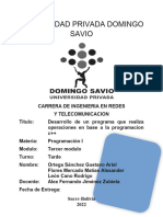 Documento Proyecto Programacion