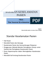 SASARAN KESELAMATAN PASIEN Untuk Orientasi