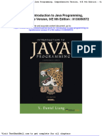 Test Bank For Introduction To Java Programming Comprehensive Version 9 e 9th Edition 0133050572 Download