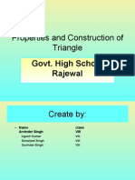 Properties of Triangles