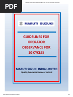 MSIL Operator Observance Handbook