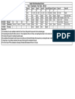 Term 1 Time Table