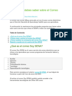 Todo Lo Que Debes Saber Sobre El Correo Soy SENA