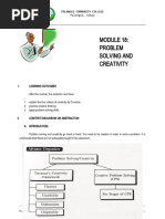 Module 18 Problem Solving and Creativity