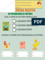 A Galinha Ruiva ATIVIDADES