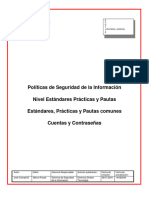 PSI-NEPP Estándares - Cuentas y Contraseñas