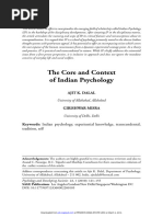 The Core and Context of Indian Psychology: Ajit K. Dalal