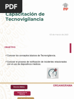 2021 03 03 Capacitación Tecnovigilancia Subdirección SADyTRA