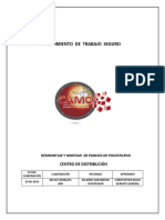 3.3.3procedimiento de Trabajo Seguro Desmontaje y Montaje de Paneles de Poliestileno Centro Distribución