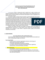 Module 10 Curriculum Models in PE and Health Education