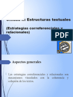 PPT6 Unidad II Estructuras Textuales Est. Correferenciales