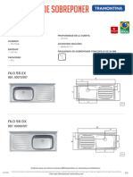 Piletas INOX Tramontina