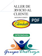 Taller de Servicio Al Cliente Pasteleria Elizabeth Salcaja