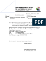 Surat Balasan Vendor PT. Sinar Roda Utama