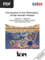 Signed Off - Introduction To Philosophy12 - q2 - m8 - Human Person Towards Their Impending Death - v3