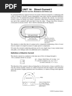 UNIT 16 Direct Current I