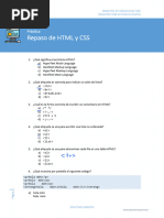 1 - Práctica - Repaso de HTML y CSS