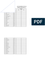 Daftar Hadir Dan Pulang