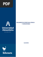 Reglamento de Prácticas Clínicas Y Comunitarias: Gestión 2021