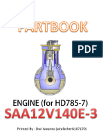 PARTBOOK ENGINE SAA12V140E-3 For HD785-7