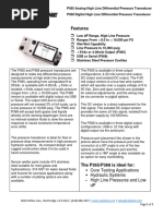 P368 High Line Pressure Transducer Datasheet