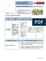 Sesión de Aprendizaje Nuevo Esquema #14 - 1