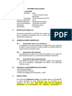 Informe Psicológico - Rias