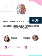 Perguntas para A Escolha Dos Testes Cognitivos