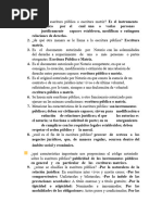 Cuestionario Parcial 1 Notarial 2