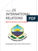 Notes International Relations