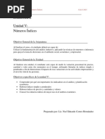 Guia Unidad V Números Índices 2023 Ejercicio