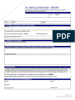 Electrical Installation Audit Report Dec2020