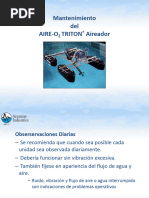 AII AIRE-O2 Triton Mantenimiento