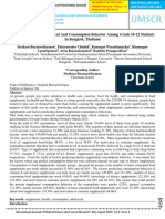 Ijmscr: Knowledge About Supplement and Consumption Behavior Among Grade 10-12 Students in Bangkok, Thailand