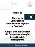 Sistema de Competencia Deportes de Conjunto y Combate.