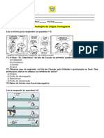 Avaliação de Portugues Eugenia 3