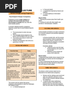 Normal Changes During Pregnancy and Normal Diagnostic Laboratory Findings and Deviation