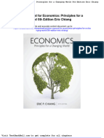 Solution Manual For Economics Principles For A Changing World 5th Edition Eric Chiang Full Download